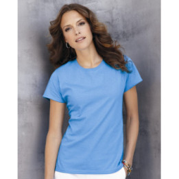 T-Shirt Gildan Heavy Cotton BIAŁY / CZARNY