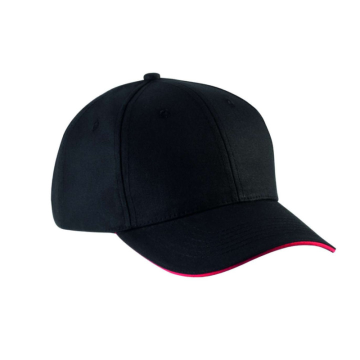 Czapka K-up SANDWICH PEAK Black Red