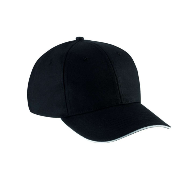 Czapka K-up SANDWICH PEAK Black White