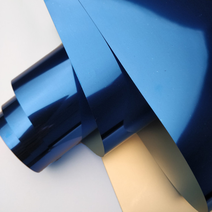 Metalflex - błękitna metaliczna folia flex