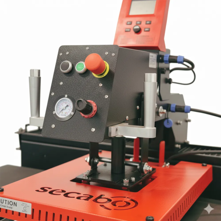 Secabo TPD7 SMART x Laser (2 x 40x50cm) - pneumatyczna prasa termotransferowa