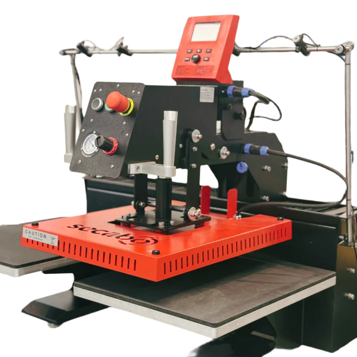 Secabo TPD7 SMART x Laser (2 x 40x50cm) - pneumatyczna prasa termotransferowa