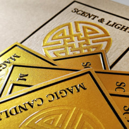 Naklejki DTF UV Gold (metr bieżący) - naklejki 3D ze złoceniem